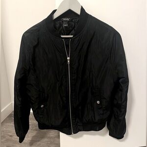 Black Bomber Jacket